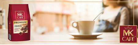 Kawa ziarnista 100% ARABICA MK Cafe Premium 1kg 1000 g - SUPER JAKOŚĆ!!!
