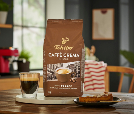 TCHIBO CAFFE CREMA INTENSE 1KG - kawa ziarnista do ekspresu